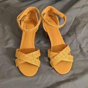Straw Strappy Sandals